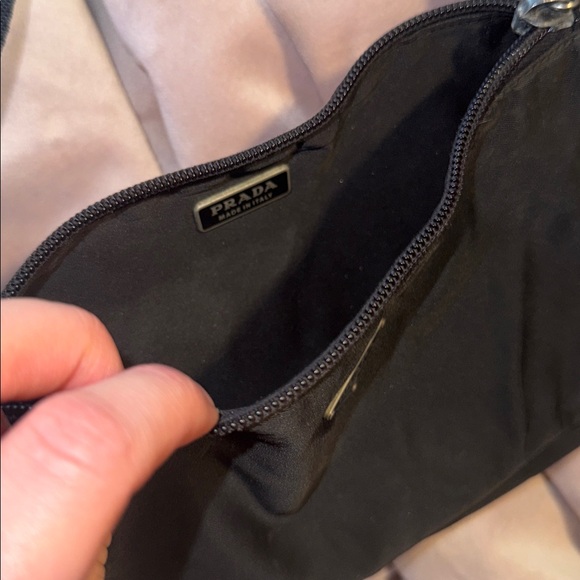 Prada Black Nylon Tessuto Pochette Shoulder Bag - Picture 5 of 8